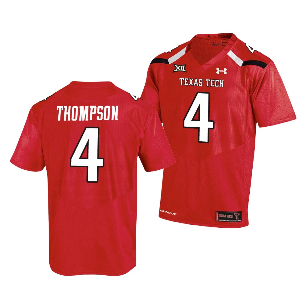 Texas Tech Red Raiders SaRodorick Thompson Red College Jersey 0K50HGXV