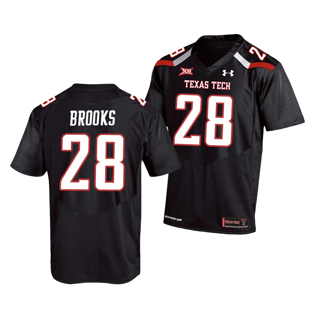 Texas Tech Red Raiders Tahj Brooks Black College Jersey XHCDLGXV