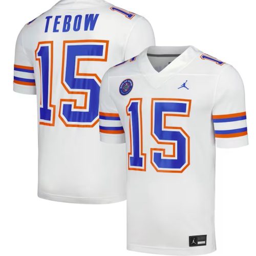 Tim Tebow Jersey White Florida Gators Ring of Honor Untouchable IEEXAGXV