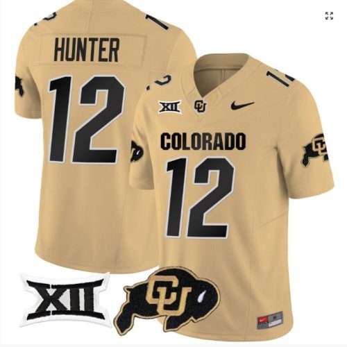 Travis Hunter Jersey #12 Colorado Buffaloes College Football Brown Home Alternative NJSKGGXV