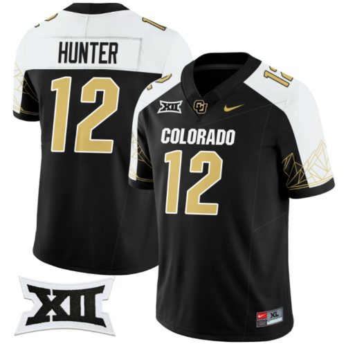 Travis Hunter Jersey #12 Colorado Buffaloes Vapor Limited College Football Black Alternate LJQT5GXV