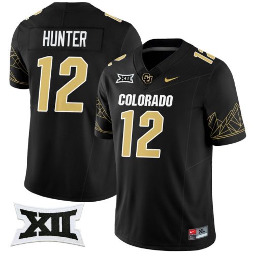Travis Hunter Jersey #12 Colorado Buffaloes Vapor Limited College Football Black FYMAMGXV