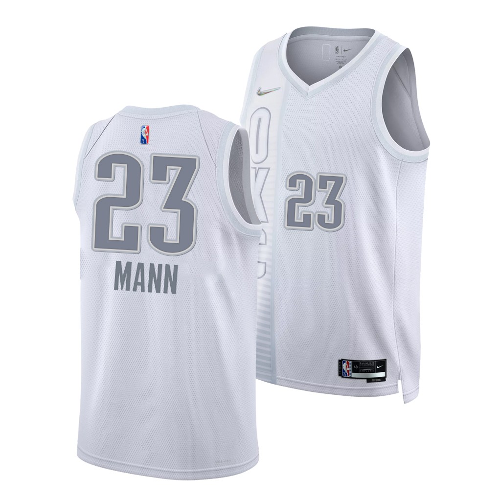 Tre Mann #23 Thunder City Edition White Jersey Florida Gators Draft OKLK8GXV