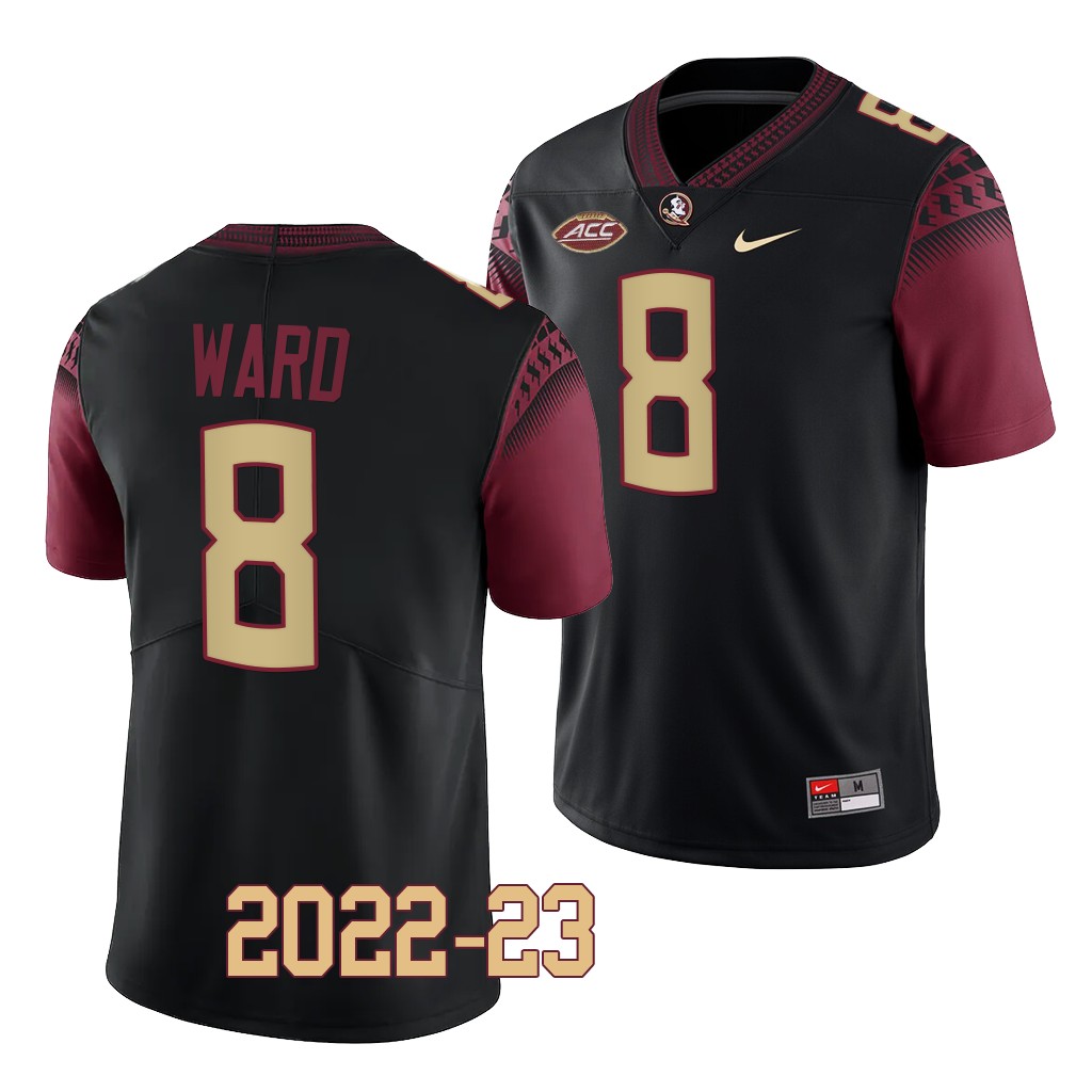 Treshaun Ward Florida State Seminoles 2022-23 College Jersey Black #8 Uniform LHIQ6GXV