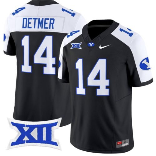 Ty Detmer Jersey #14 BYU Cougars Vapor Limited College Football Stitched Black Alternate HVWSFGXV