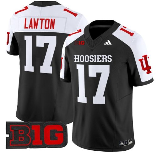 Ty Son Lawton Jersey #17 Indiana Hoosiers Vapor Limited Football Black Alternate RDRVBGXV