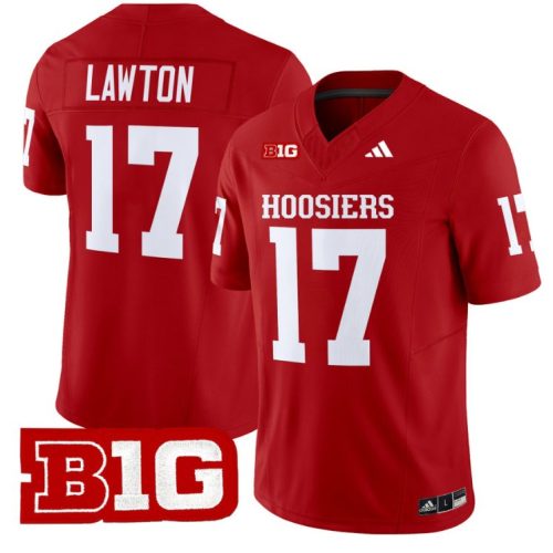 Ty Son Lawton Jersey #17 Indiana Hoosiers Vapor Limited Football Crimson 85OJTGXV