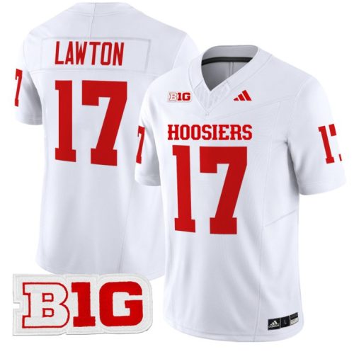 Ty Son Lawton Jersey #17 Indiana Hoosiers Vapor Limited Football White J4S4WGXV