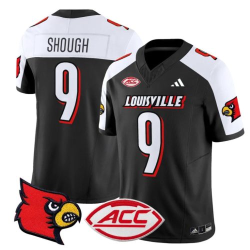 Tyler Shough Jersey #9 Louisville Cardinals Vapor Football Stitched Black Alternate A913IGXV