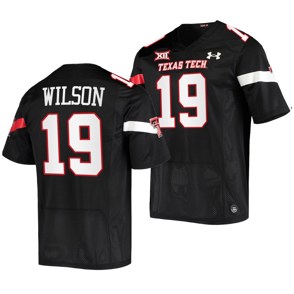 Tyree Wilson Texas Tech Red Raiders 2022-23 College Jersey Black #19 Uniform ZBXLDGXV