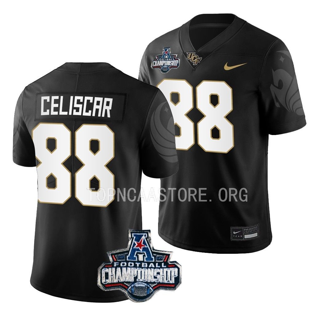 UCF Knights ACC Championship Josh Celiscar #88 Black Jersey D4FEOGXV