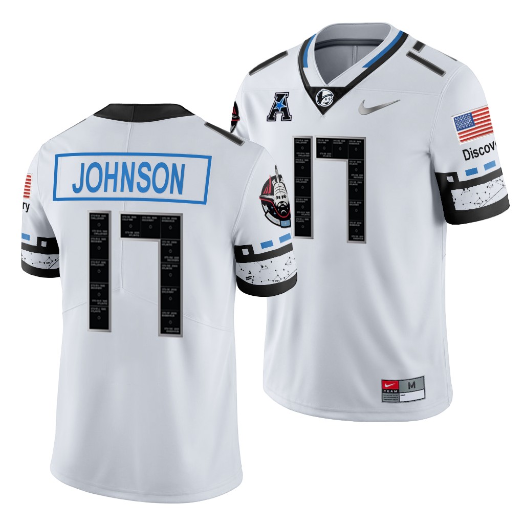 UCF Knights Amari Johnson 17 White -22 Space Game College Jersey Men 51VBMGXV