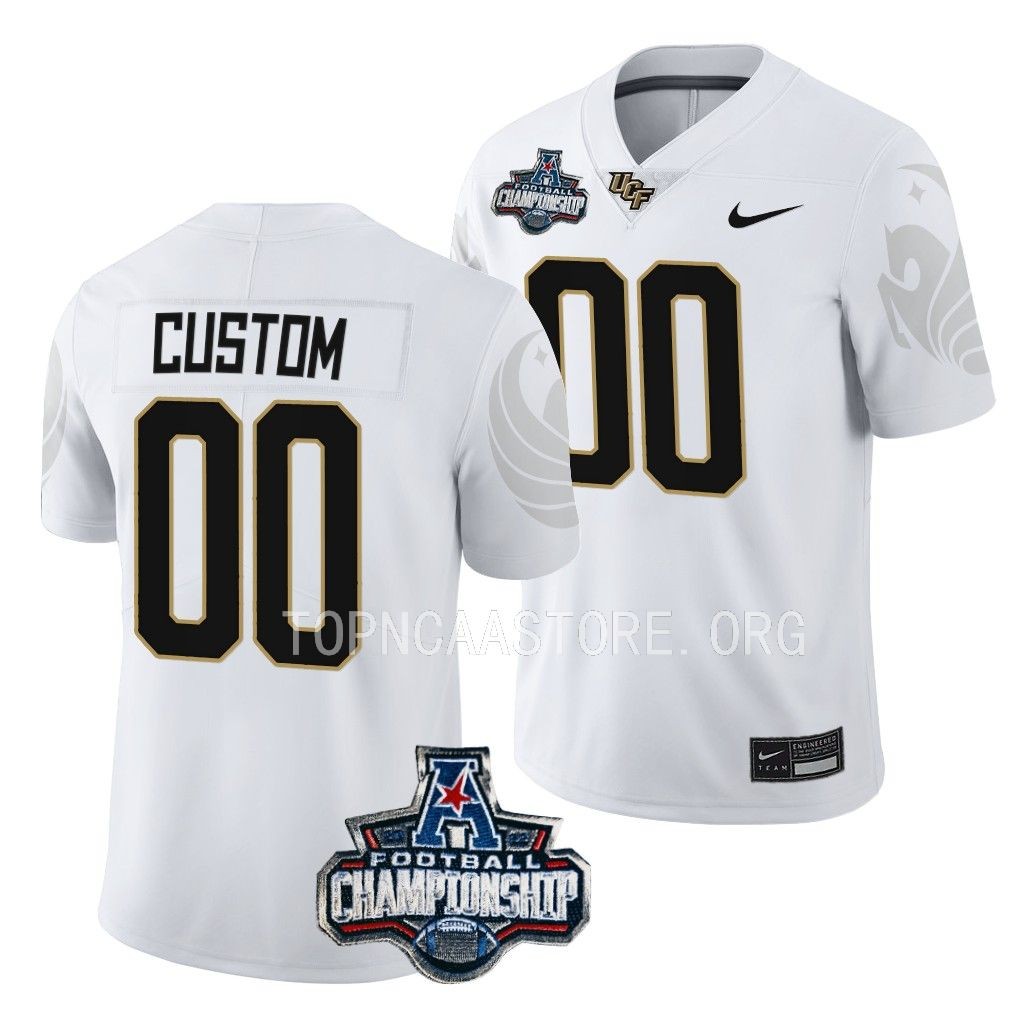 UCF Knights American Championship Custom #00 White Jersey DGYMFGXV