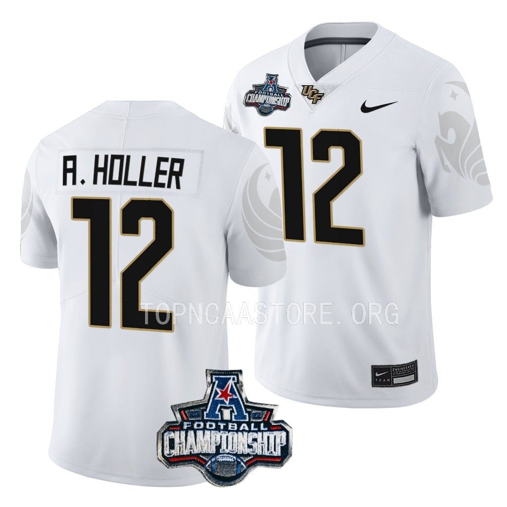 UCF Knights American Championship Justin Hodges #12 White Jersey CG1GIGXV