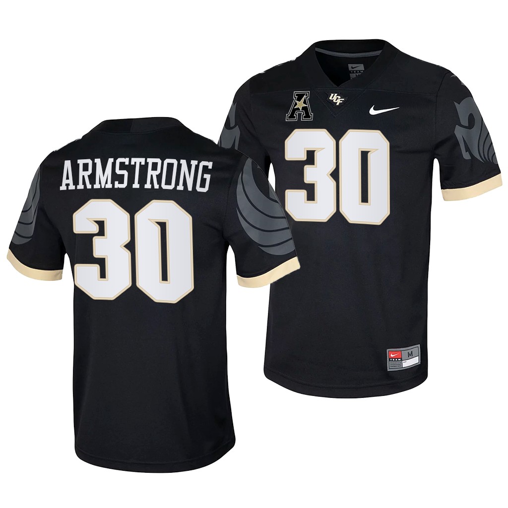 UCF Knights Bryson Armstrong 30 Black -22 College Jersey Men 5USPVGXV