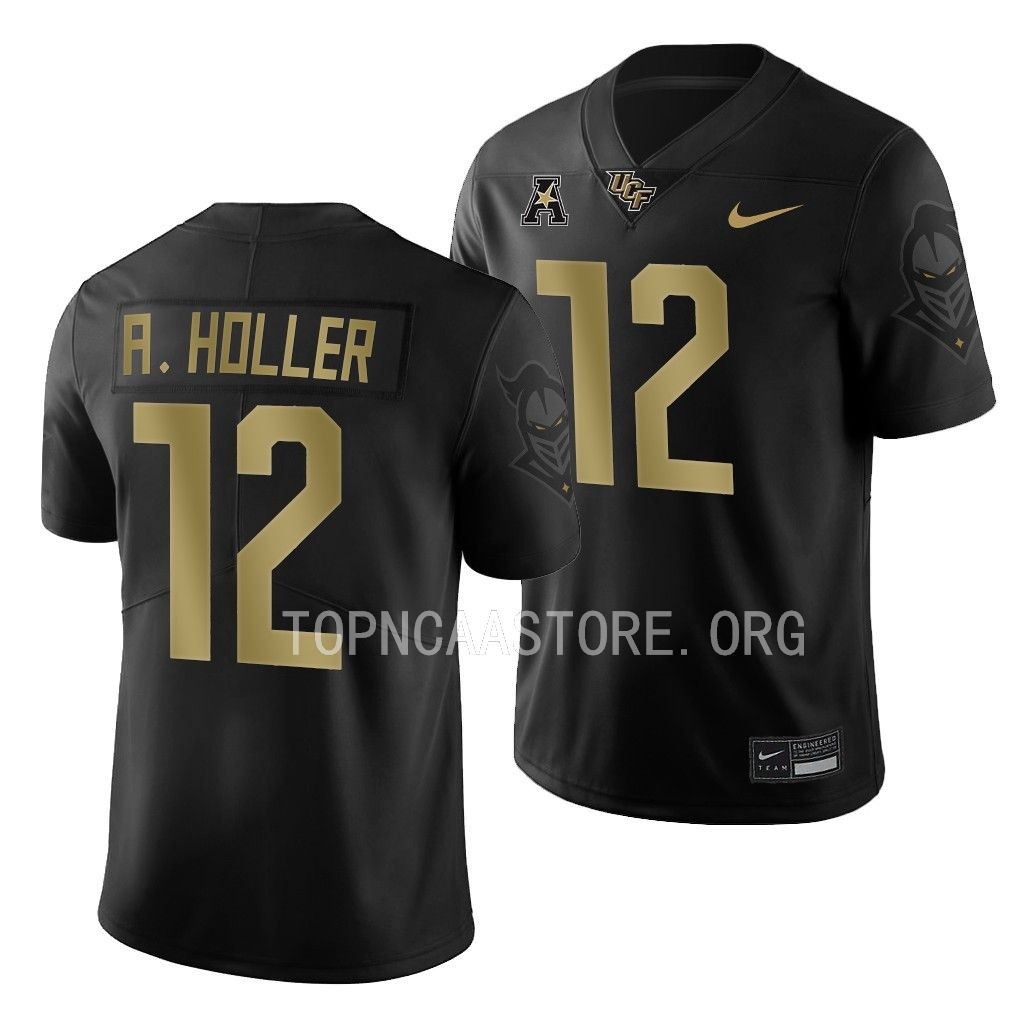 UCF Knights Justin Hodges Jersey Alternate Black #12 Game Shirt S7BECGXV