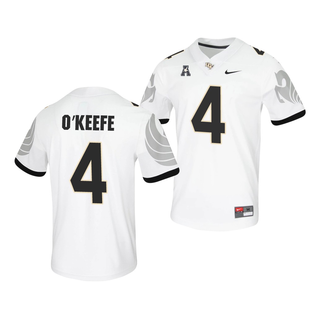 UCF Knights Ryan O'Keefe White College Untouchable Game Jersey RWKICGXV