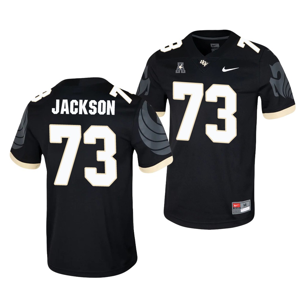 UCF Knights Samuel Jackson Black College Game Jersey WYXFBGXV