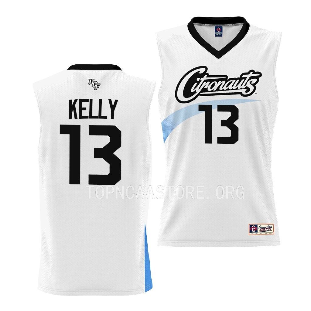 UCF Knights Space Game C.J. Kelly #13 White Jersey WBN4KGXV