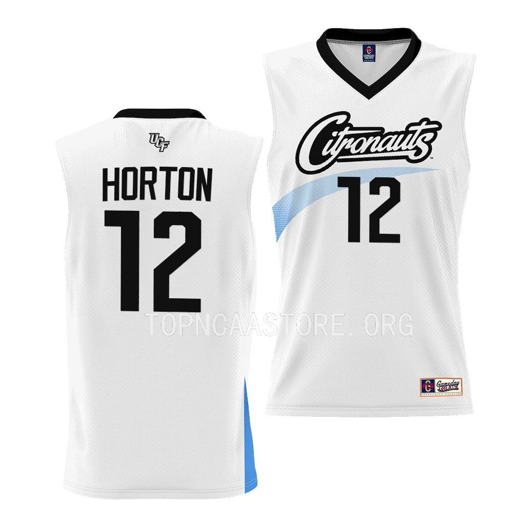 UCF Knights Space Game Ithiel Horton #12 White Jersey 7AFKZGXV