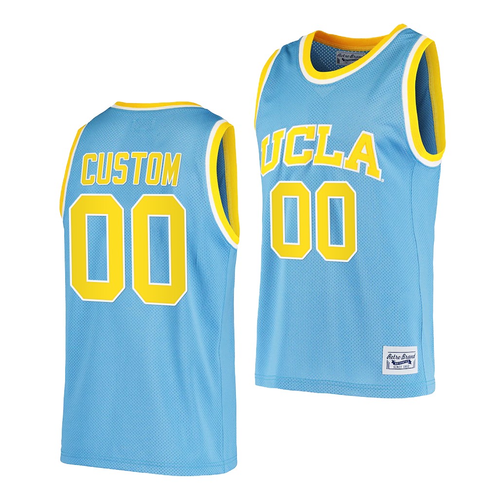 UCLA Bruins Custom Blue Commemorative Classic Jersey P0REXGXV