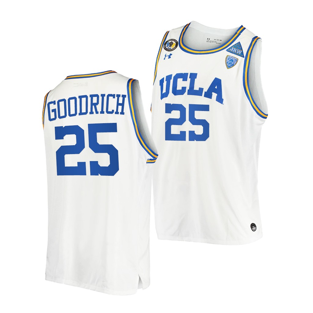 UCLA Bruins Gail Goodrich College White Stand Together Jersey Honor John R. Wooden E2XRLGXV