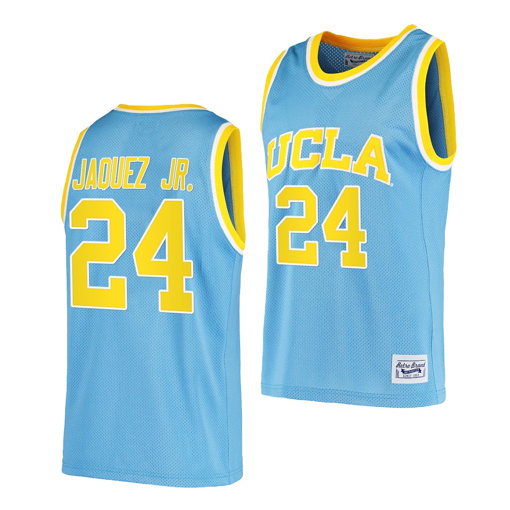 UCLA Bruins Jaime Jaquez Jr. Blue Commemorative Classic Jersey BBYZGGXV