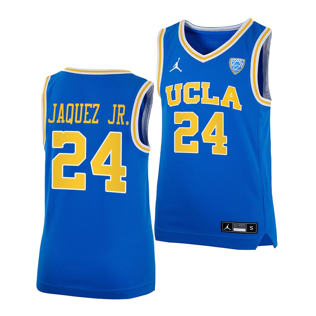 UCLA Bruins Jaime Jaquez Jr. College Jersey Youth Royal 5VLQDGXV