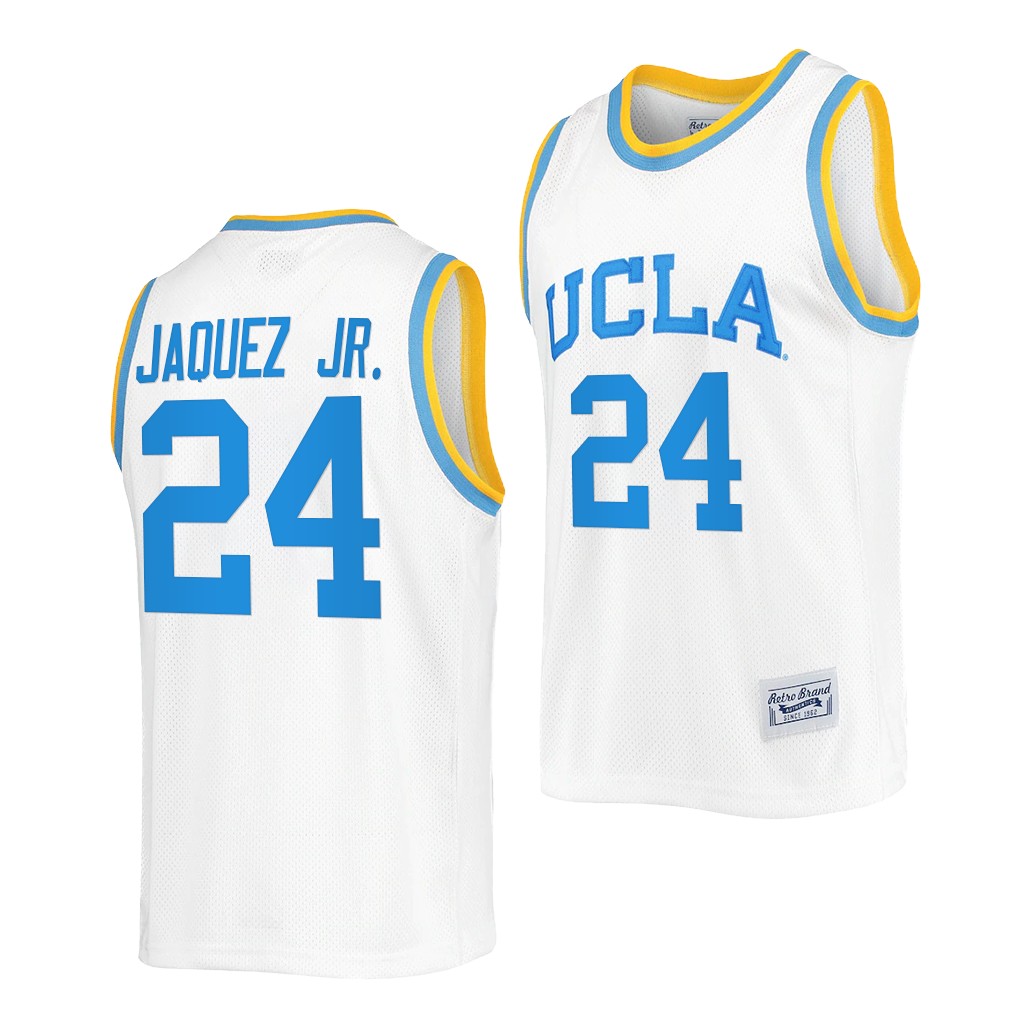 UCLA Bruins Jaime Jaquez Jr. White Commemorative Classic College Jersey GQTLWGXV