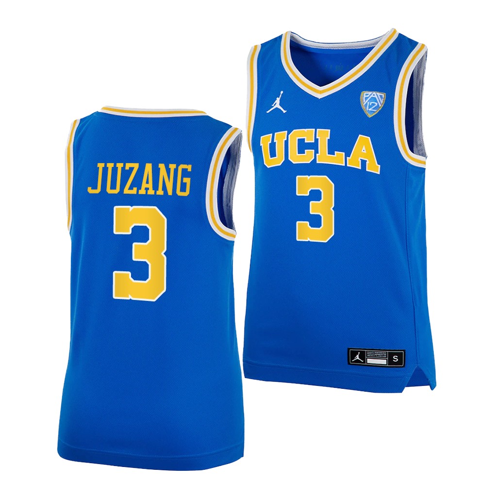 UCLA Bruins Johnny Juzang College Jersey Youth Royal QYIW7GXV