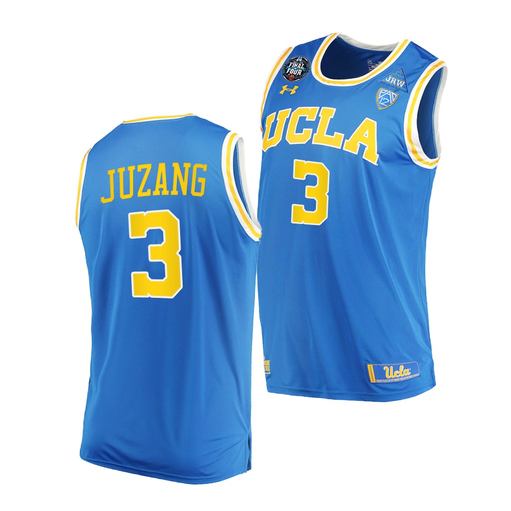 UCLA Bruins Johnny Juzang March Madness Final Four Blue PAC-12 Jersey JK8GOGXV