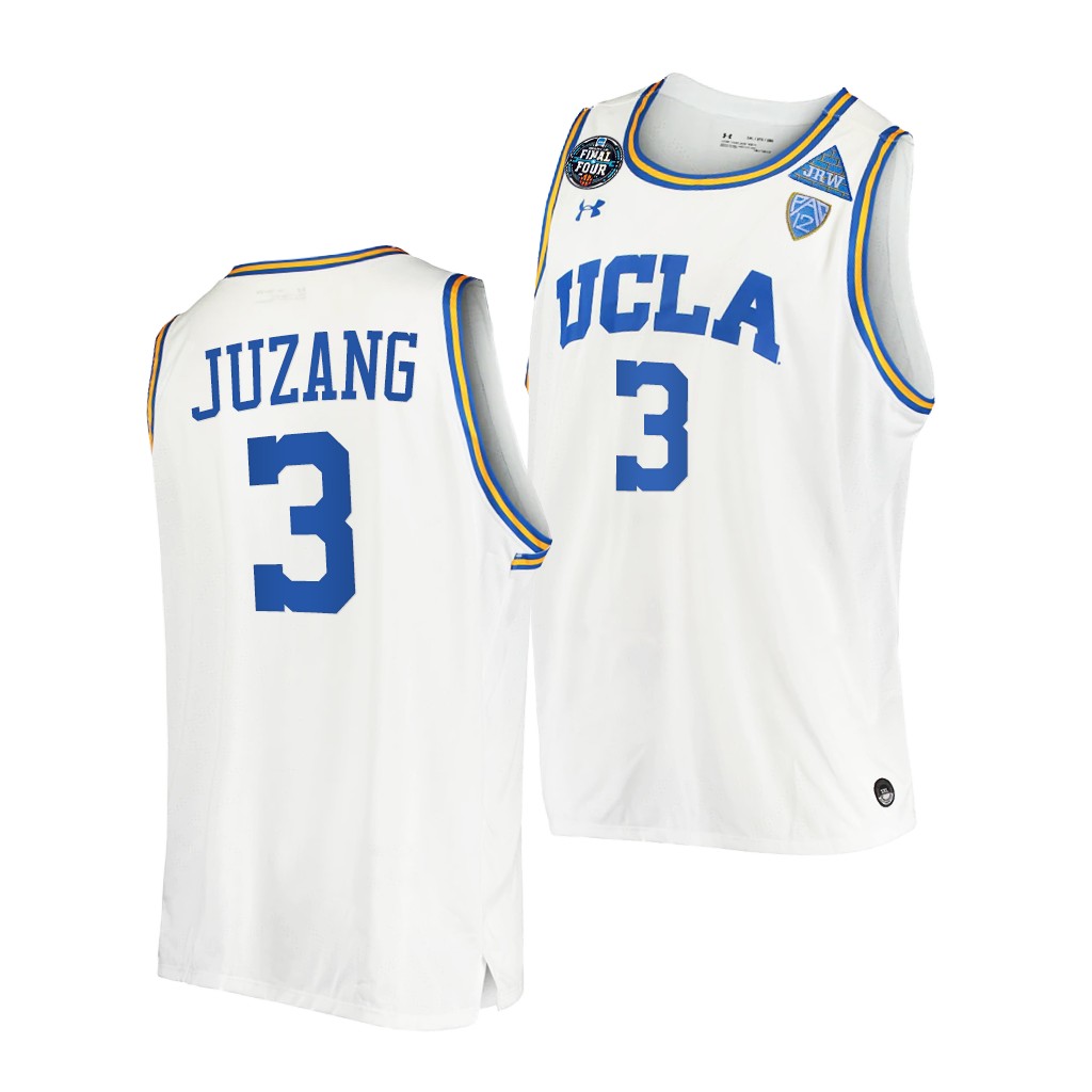 UCLA Bruins Johnny Juzang March Madness Final Four White JRW Jersey 5UA0LGXV