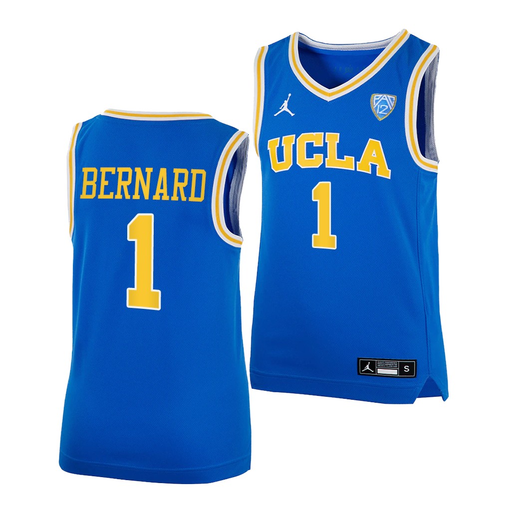 UCLA Bruins Jules Bernard College Jersey Youth Royal XBX22GXV