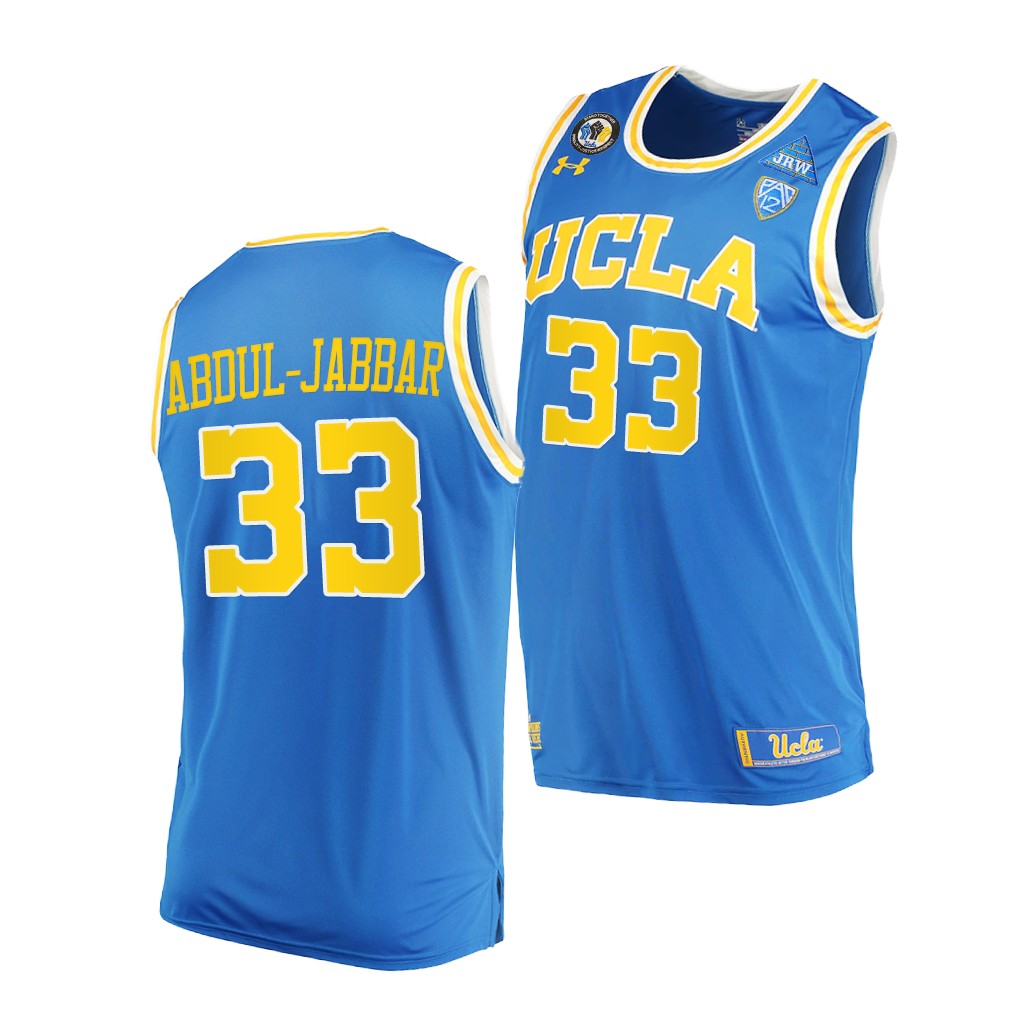 UCLA Bruins Kareem Abdul-Jabbar Blue College Stand Together Jersey DHGUPGXV