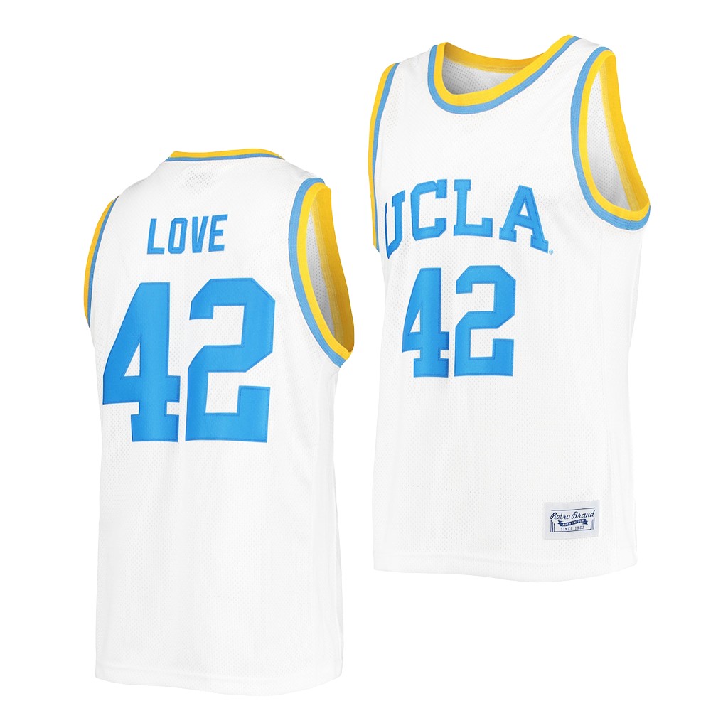 UCLA Bruins Kevin Love White Commemorative Classic Jersey HGGRFGXV