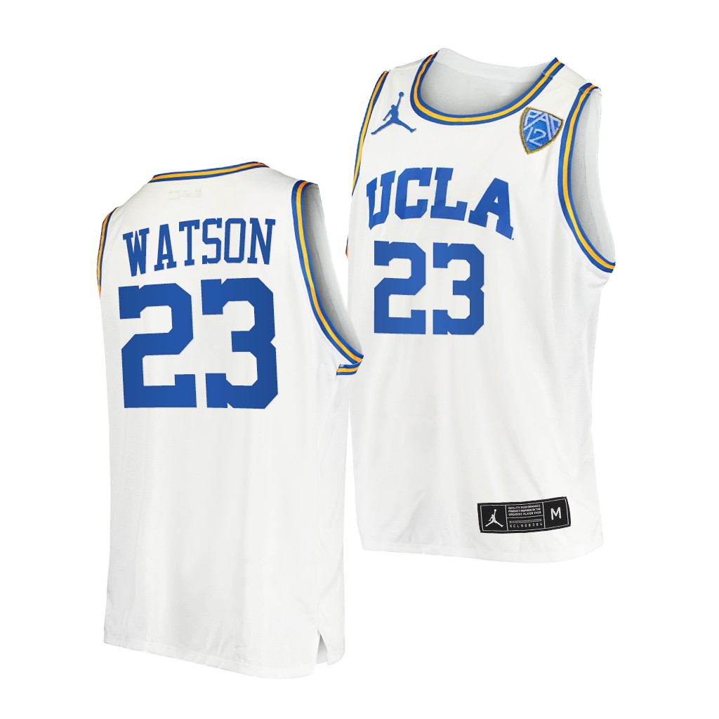 UCLA Bruins Peyton Watson #23 White College Jersey Home Y4JIXGXV