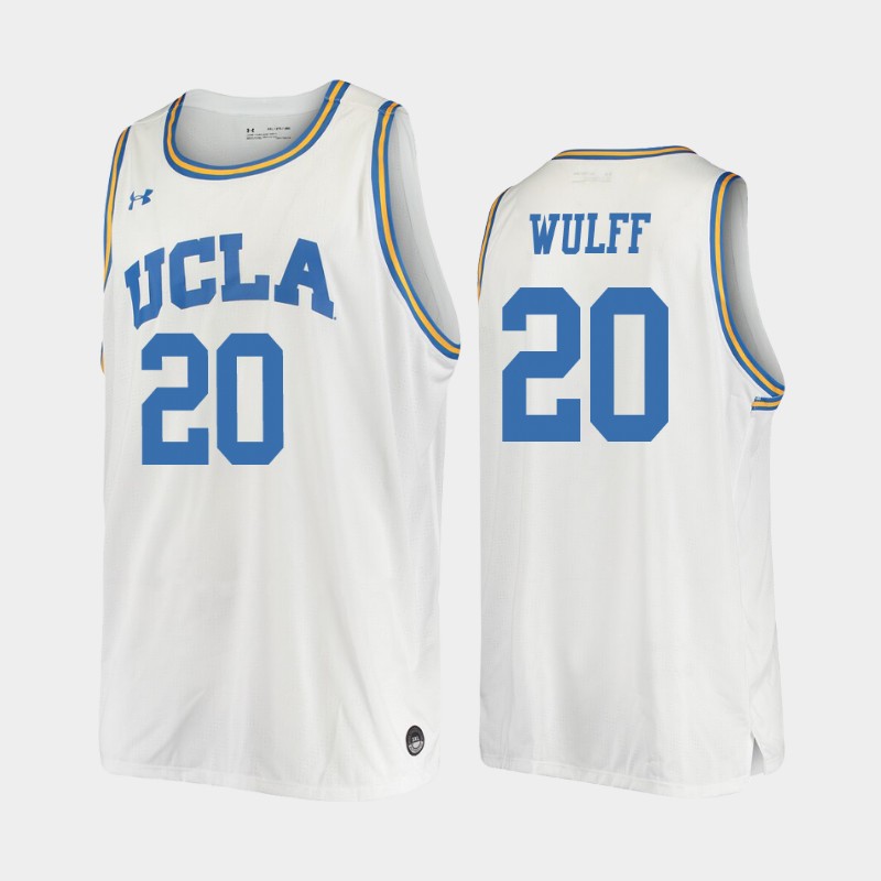 UCLA Bruins UCLA Bruins Isaac Wulff White -20 College Jersey JAHWQGXV