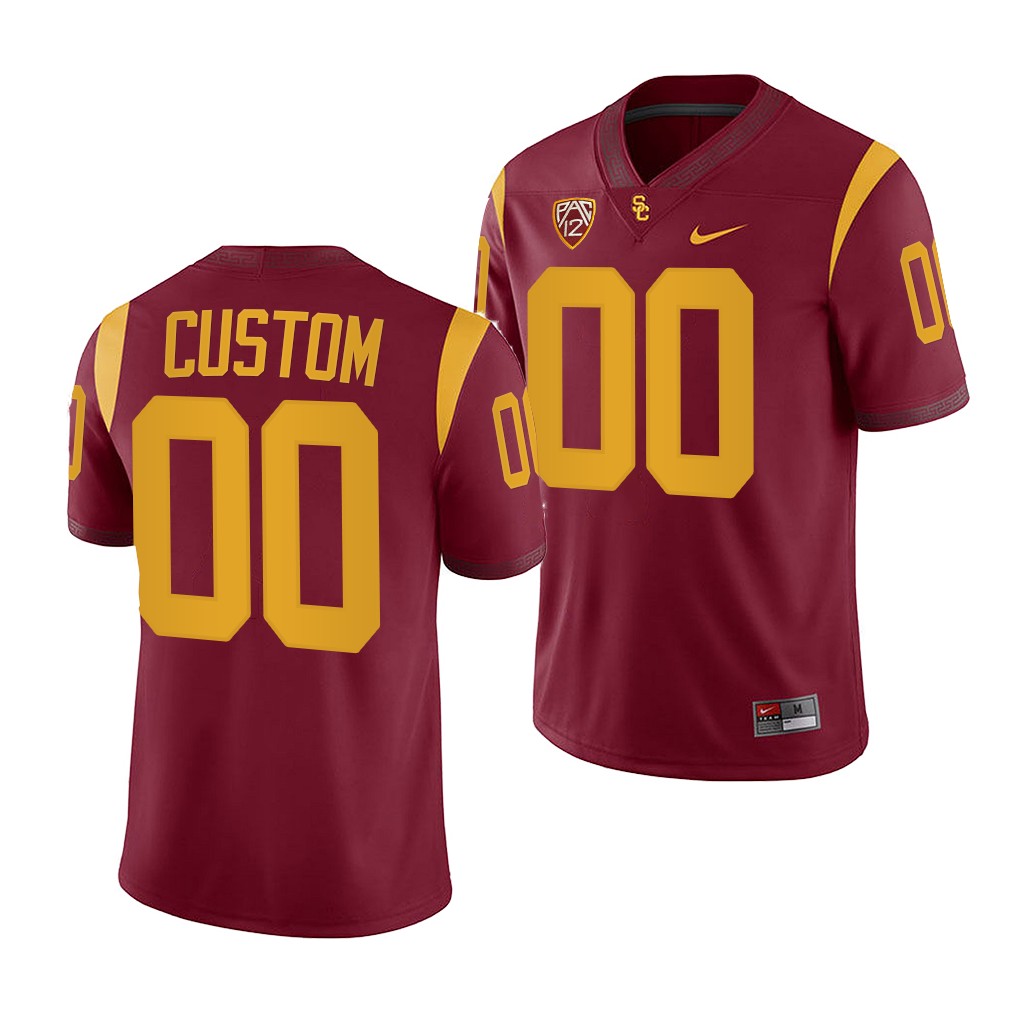 USC Trojans Custom College Jersey #00 Cardinal Limited Uniform RG5GEGXV