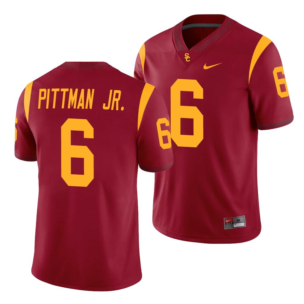 USC Trojans Michael Pittman Jr. Cardinal College Alumni Player Game Jersey OYCNWGXV