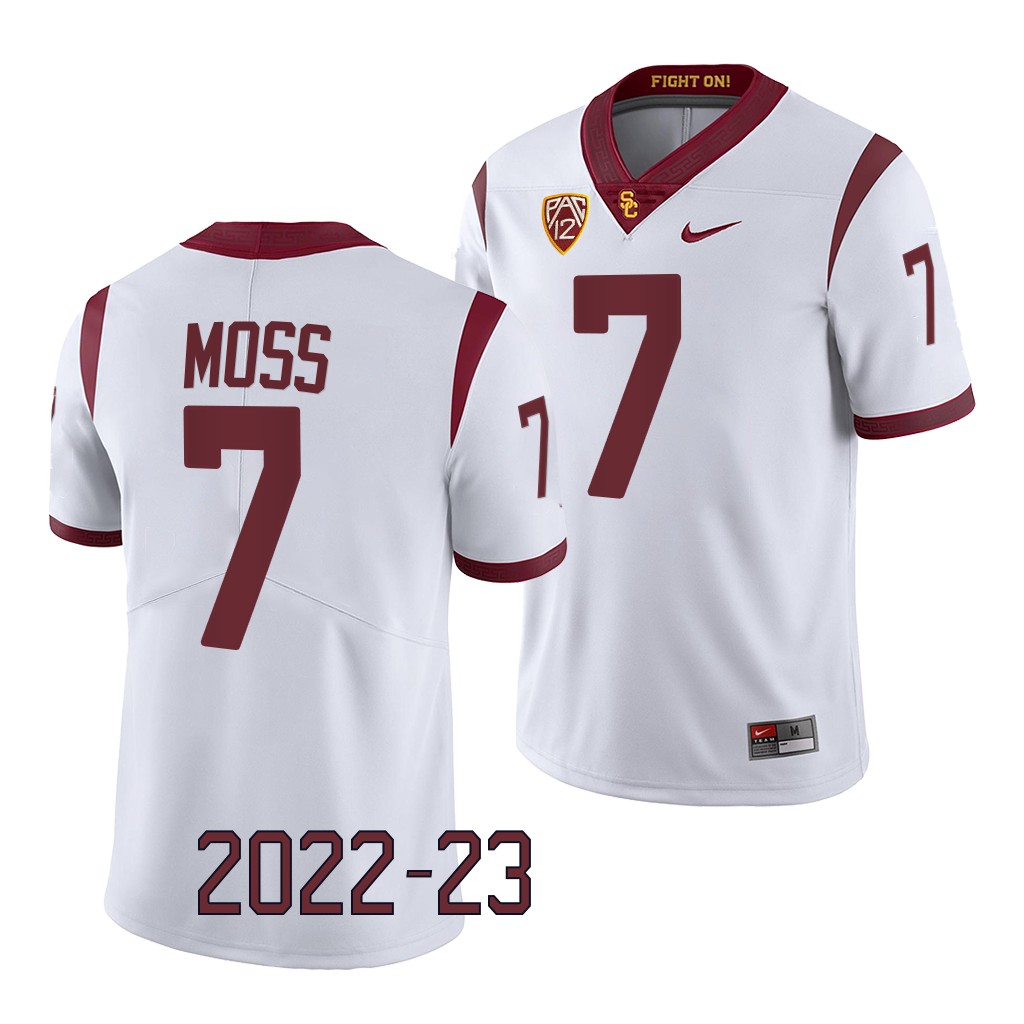 USC Trojans Miller Moss Jersey 2022-23 College White #7 Game Shirt JGUKMGXV
