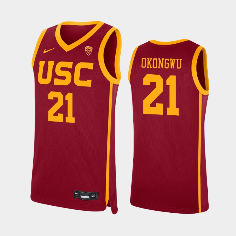 USC Trojans Onyeka Okongwu Cardinal -20 College Jersey JETDCGXV