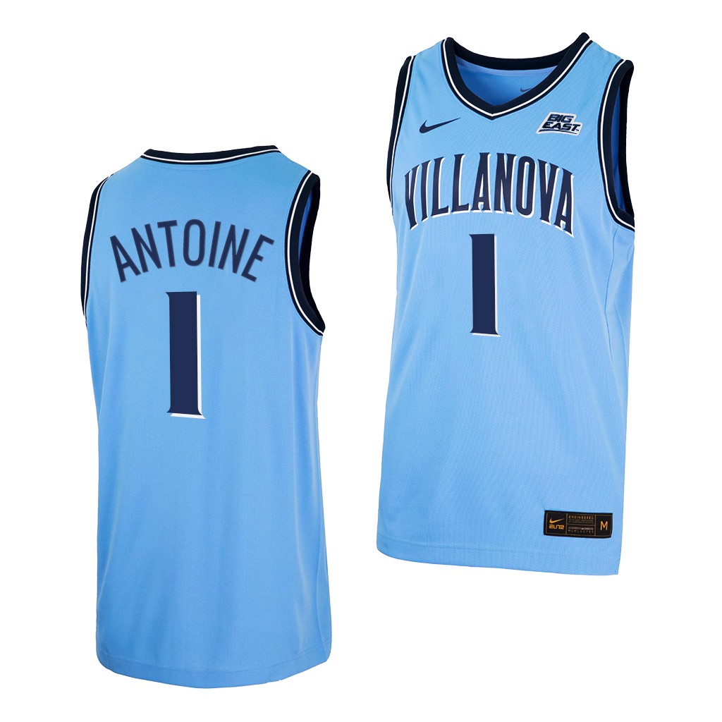 Villanova Wildcats Bryan Antoine Blue -22 College Alternate Jersey GREYQGXV