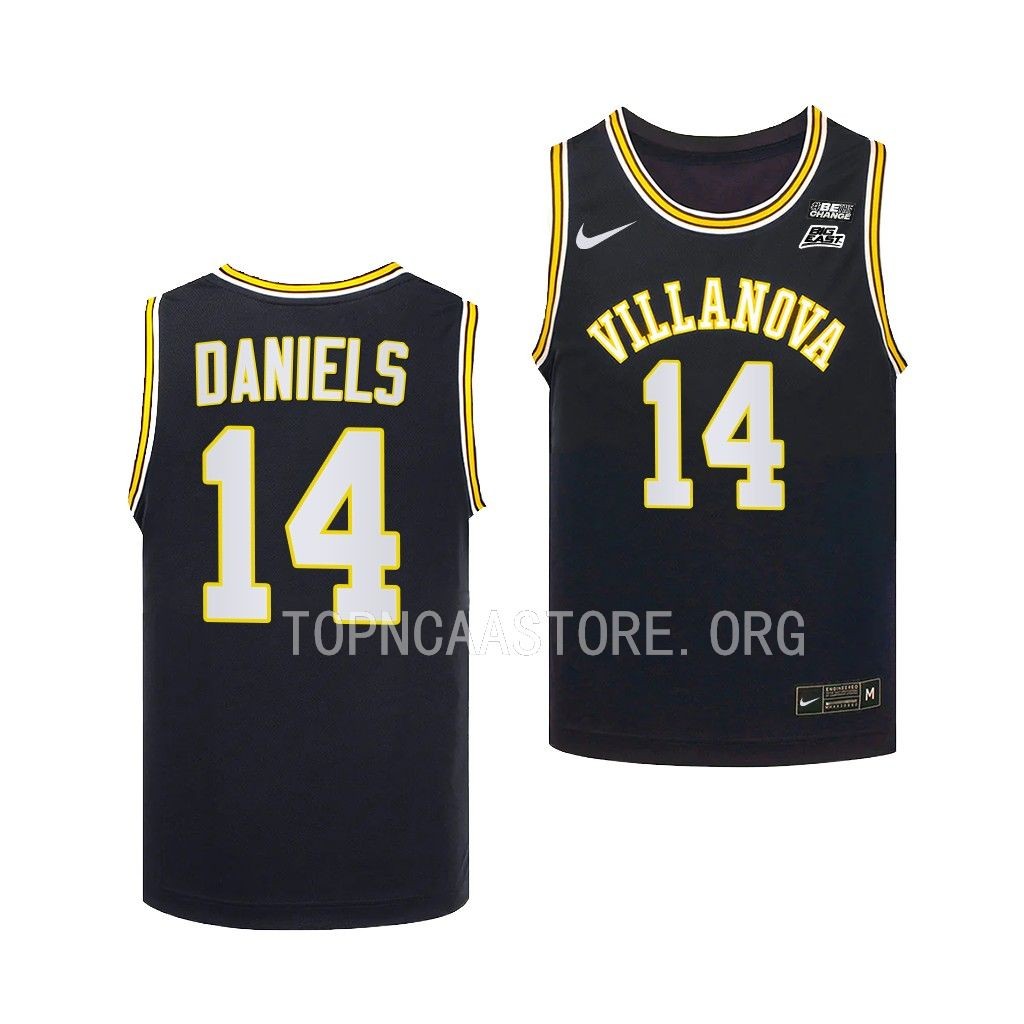 Villanova Wildcats Caleb Daniels 70s Retro Jersey Youth Navy BQJXPGXV