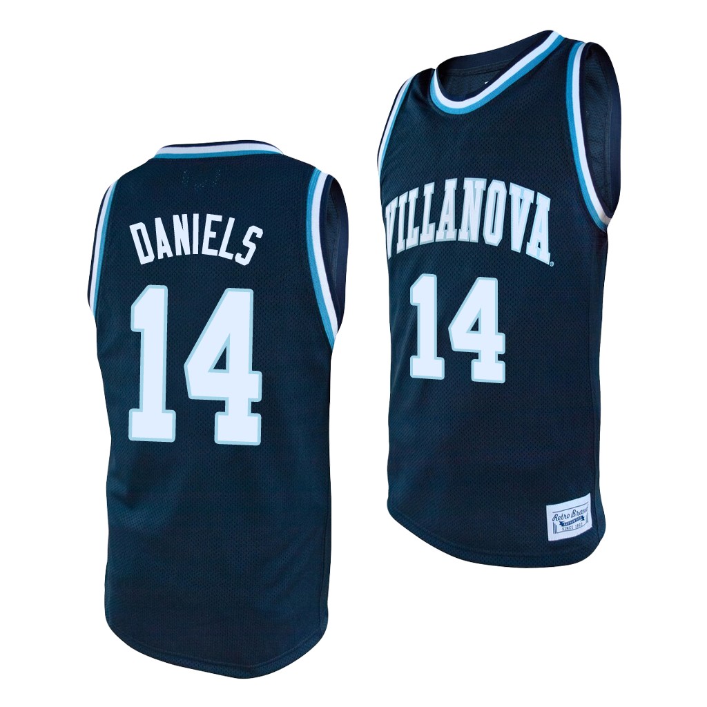 Villanova Wildcats Caleb Daniels Navy Alumni College Baketball Jersey Villanova Wildcats CSTDCGXV