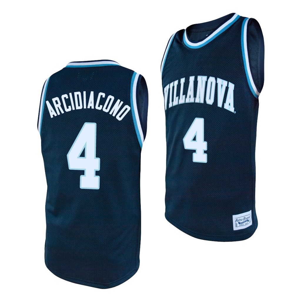 Villanova Wildcats Chris Arcidiacono Navy Alumni College Baketball Jersey Villanova Wildcats BQOKRGXV