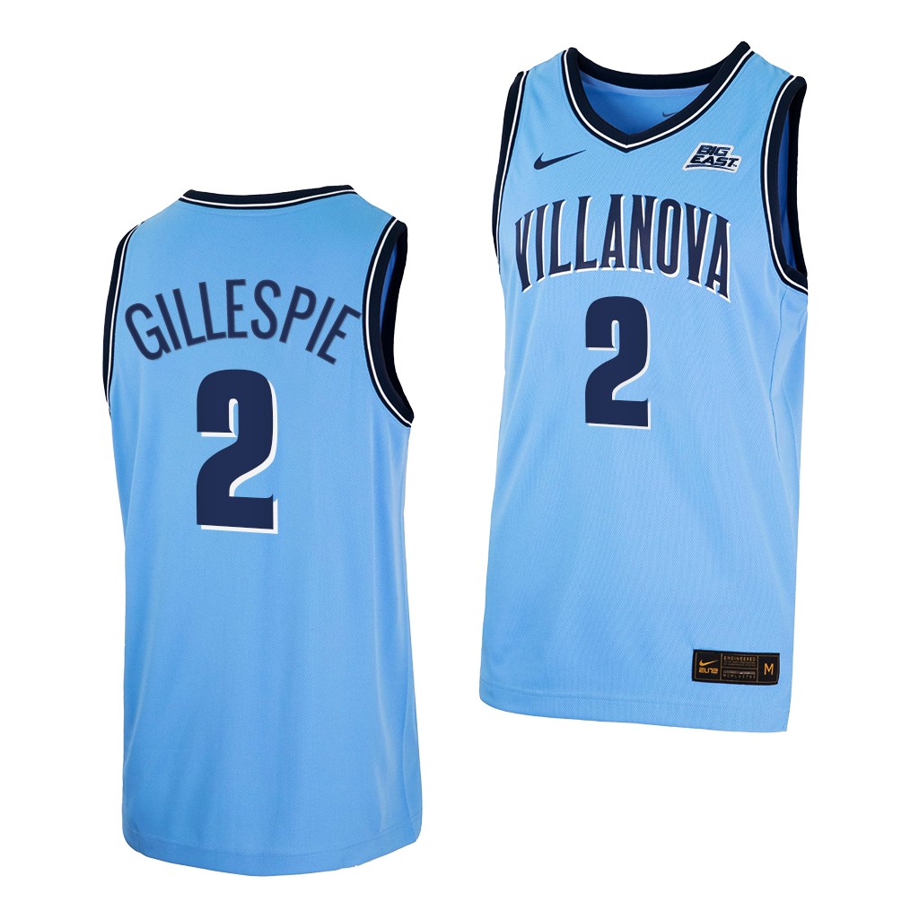 Villanova Wildcats Collin Gillespie Blue -22 College Alternate Jersey OLFNWGXV