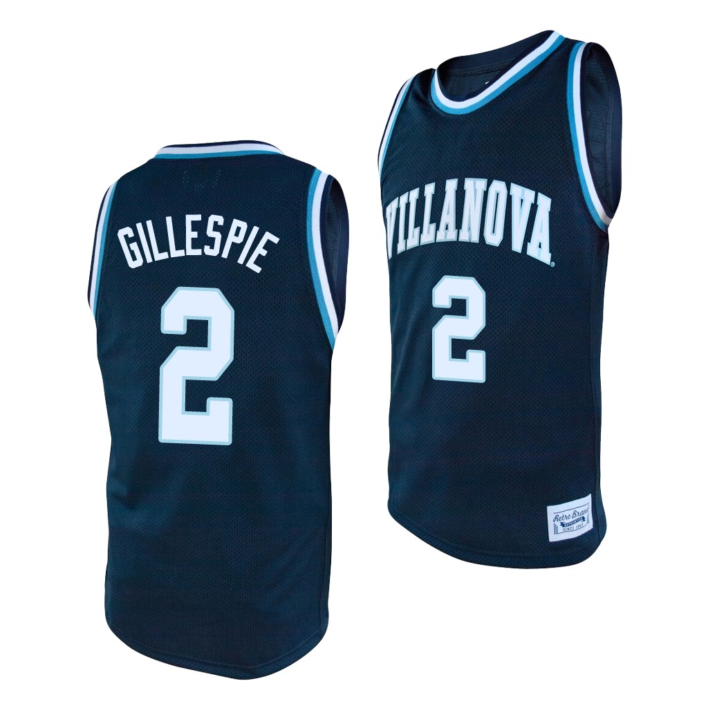 Villanova Wildcats Collin Gillespie Navy Alumni College Baketball Jersey Villanova Wildcats WVPT3GXV