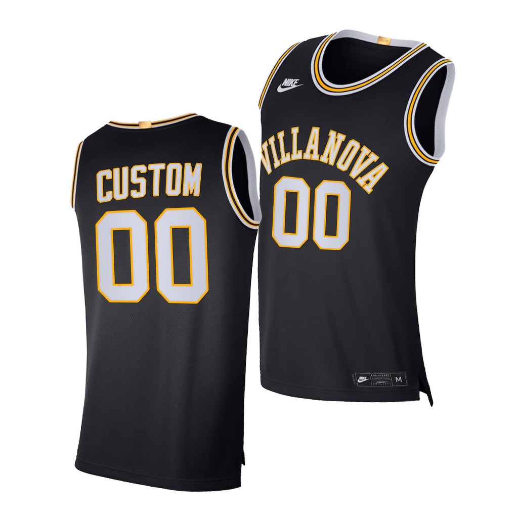 Villanova Wildcats Custom #00 Navy Elite Jersey -22 Retro Limited TQILJGXV