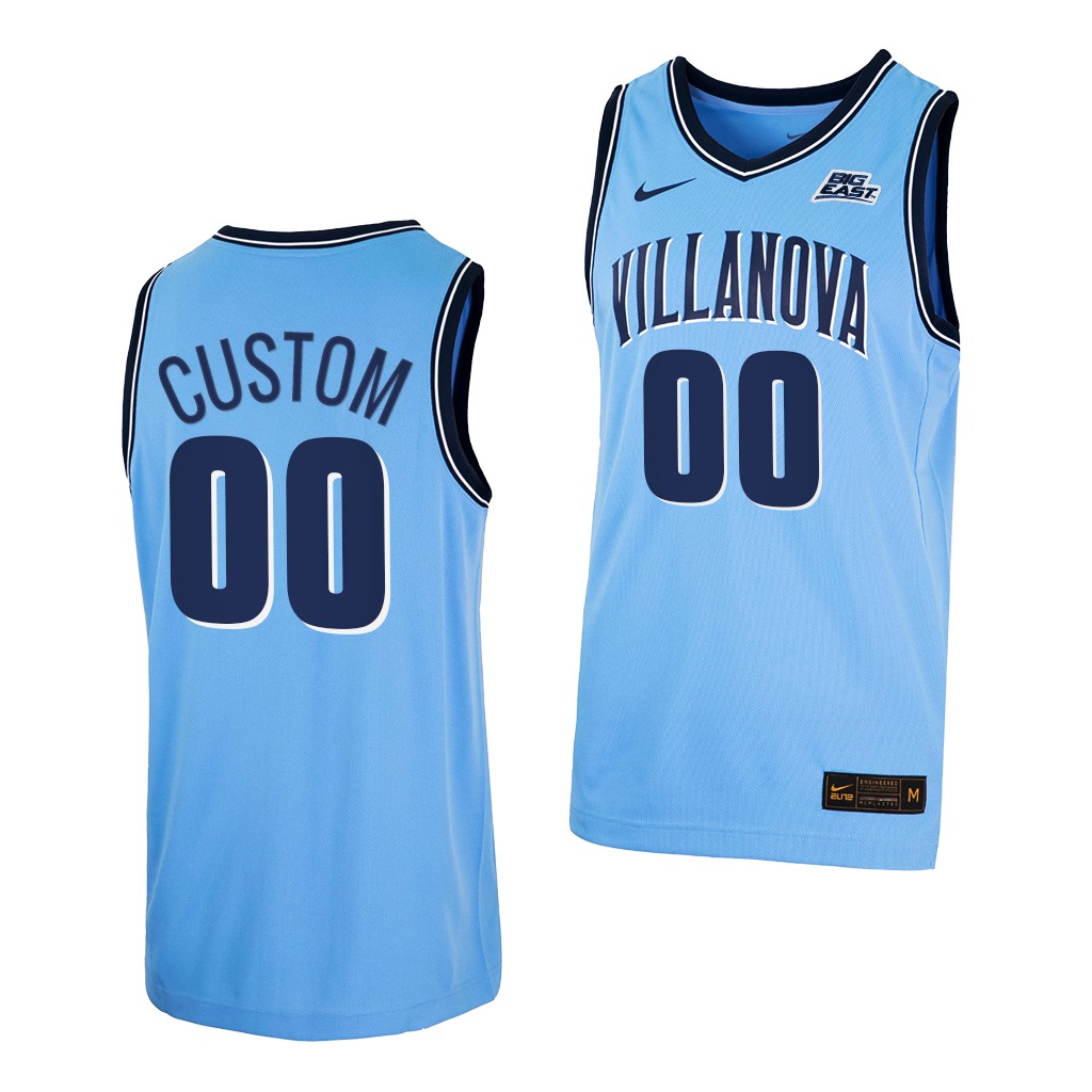 Villanova Wildcats Custom Blue -22 College Alternate Jersey X3RPWGXV