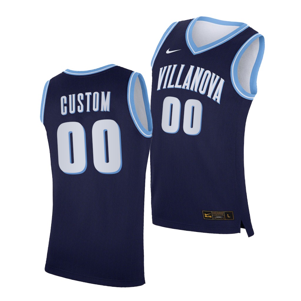 Villanova Wildcats Custom Navy -21 College Jersey QGTGIGXV